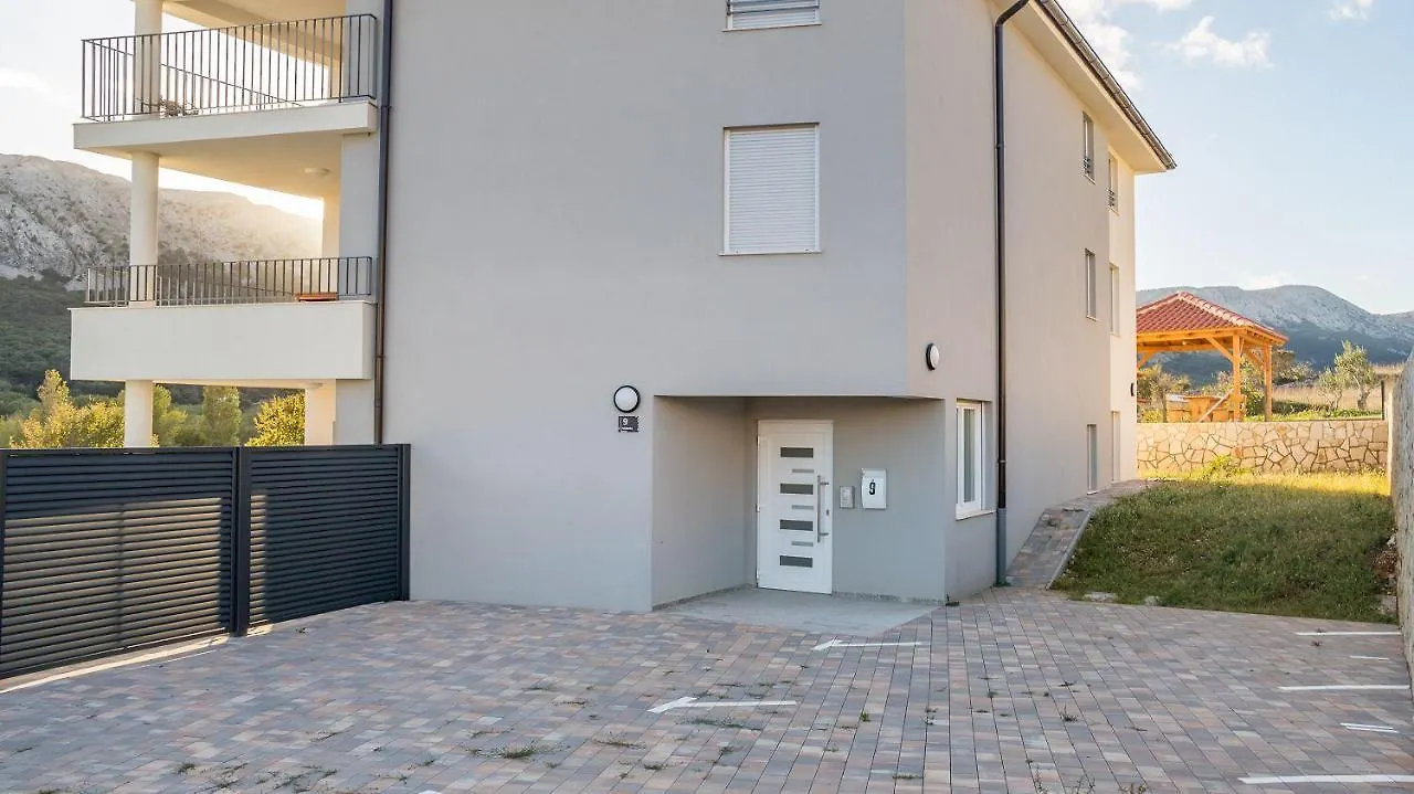 Apartment Moderne Ferienwohnung Mit Meerblick, Klima, Wifi Baska