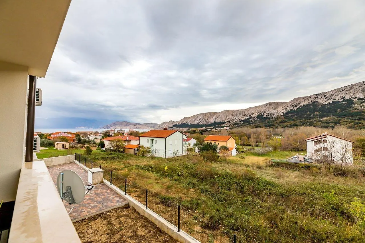 Moderne Ferienwohnung Mit Meerblick, Klima, Wifi Baska  0*, Baska (Krk) Croatia
