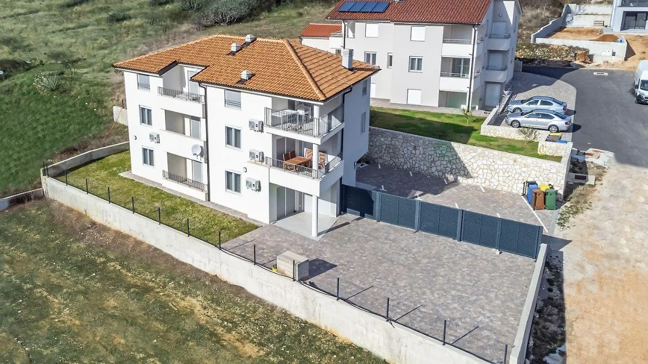 Moderne Ferienwohnung Mit Meerblick, Klima, Wifi Baska  0*, Baska (Krk)